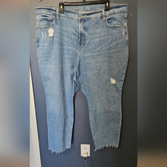 Old Navy Curvy OG High Rise Straight Leg Jeans Plus Size 24W - Picture 1 of 10